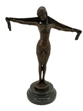 Art Deco Style Bronze Lady