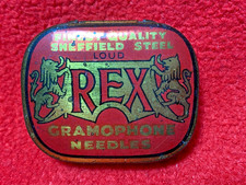 REX Gramophone Needle Tin