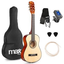 SoloArt Junior 1/4 Classical Acoustic Guitar Kit - Best Starter Guitar for Kids