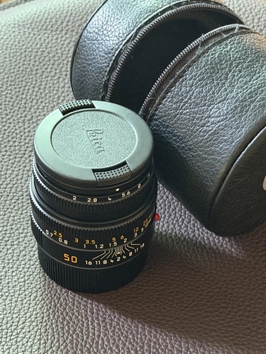 Leica summicron 50mm - f/2, e39