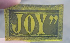 stained glass Joy yellow