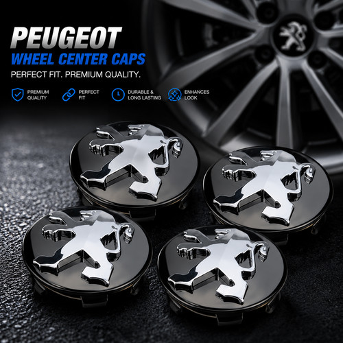 Set peugeot alloy - 4, wheel