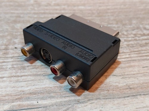 Rgb scart plug male rca - to, s