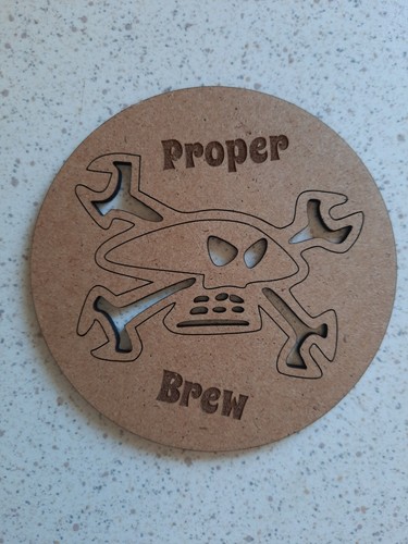 Wooden laser cut guy - laser, martin