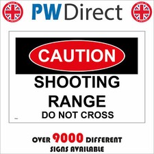 PR483 CAUTION SHOOTING RANGE