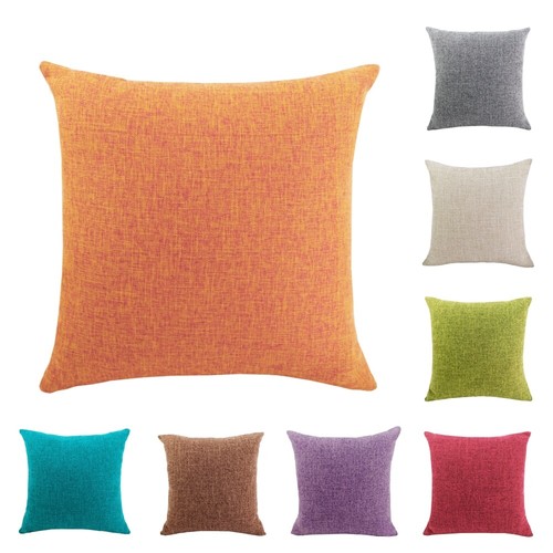 Plain color linen cotton - linen, throw
