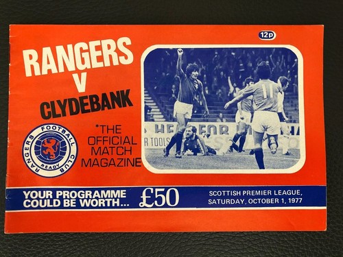 1977 rangers v - 1.10.1977.,
