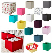 IKEA DRONA Fabric Storage Shelving Box Shelf Unite Expedite Kallax Boxes Toys 