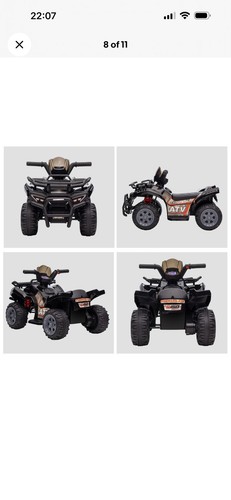 Homcom kids ride quad bike - kids,