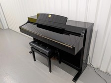 Yamaha Clavinova CLP-330PE glossy black polished ebony Piano stock #25531