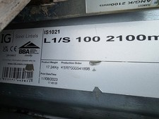 Steel cavity wall lintel - ig,