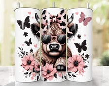 Cute Highland Cow Tumbler 20oz