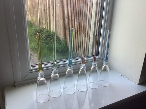 Vintage set art glass - vintage, of