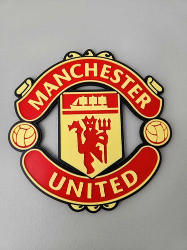 Manchester united logo wall - united,