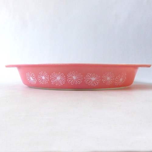 Pyrex jaj pink daisy oval - daisy, 2179