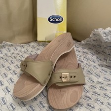 Dr Scholl Exercise Sandals - Size 5 / 38 Scholl Pescura Clogs - Beige - Boxed