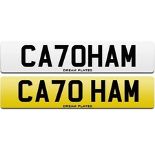 Caterham number plate reg - caterham,