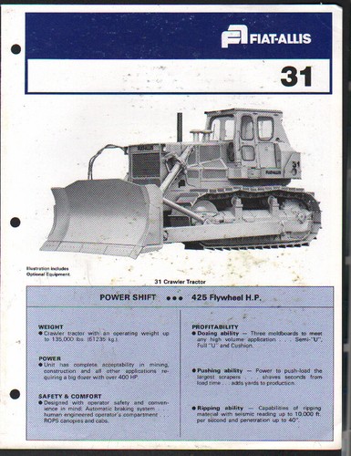 Fiat allis crawler - fiat-allis,