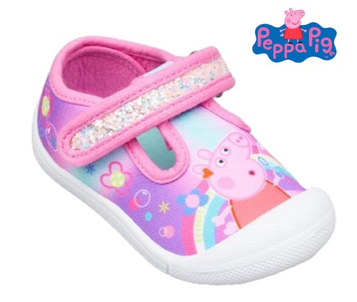 Peppa pig girls pink canvas - pink,