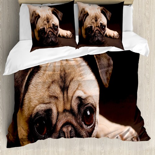 Pug duvet cover - pug,