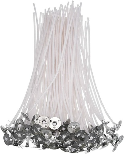 Pre waxed candle wicks - candle, with
