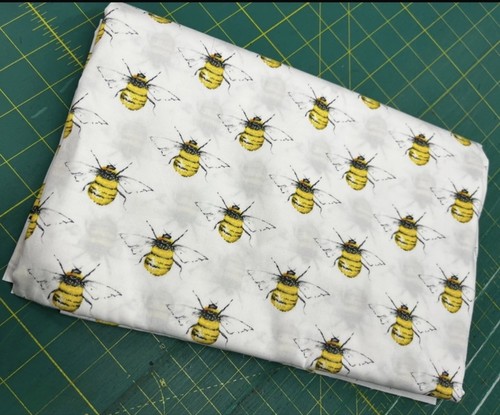 3mts ivory bee - 100%, cotton