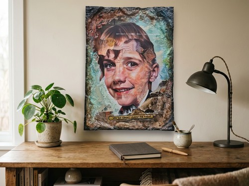 Mixed media art - mixed, collage