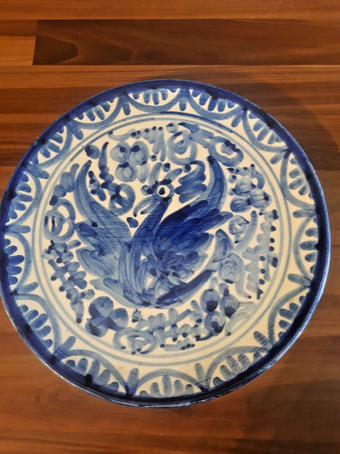 Vintage fajalauza blue white - vintage,