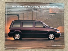 1994 Plymouth Voyager / Grand Voyager Car Brochure (Canada)