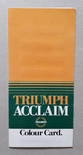 Triumph acclaim colour - triumph,