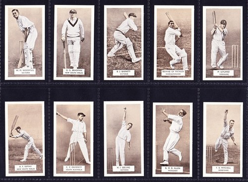 Carreras cricketers 1934 set - carreras,