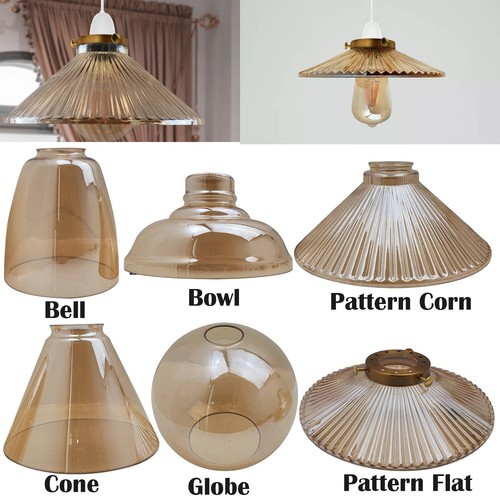 Vintage amber glass ceiling - amber,