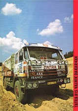 TATRA 815 VALNIK DAKAR 4x4, Brochure 6 Pages, 1989 - Paris Dakar Rally Truck!