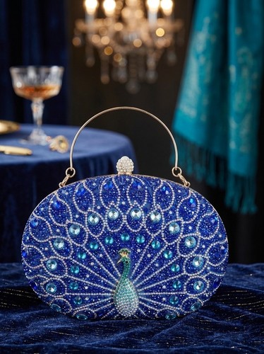 Peacock pattern rhinestone - pattern,