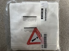 4 X IKEA Henriksdal Chair Cover White/cream 400.309.29 New