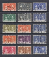 1937 George VI Coronation Omnibus lot of 5 sets All different / Fine Used FH113