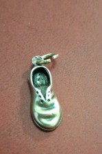 Vintage Silver Old Boot Hob