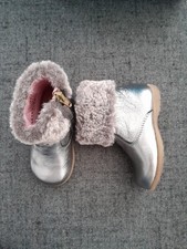 Bo-Bell Silver Boots UK4 EUR20