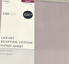 M&S Egyptian Cotton single