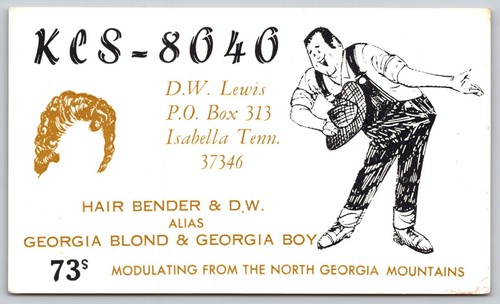 Radio qsl card - radio,
