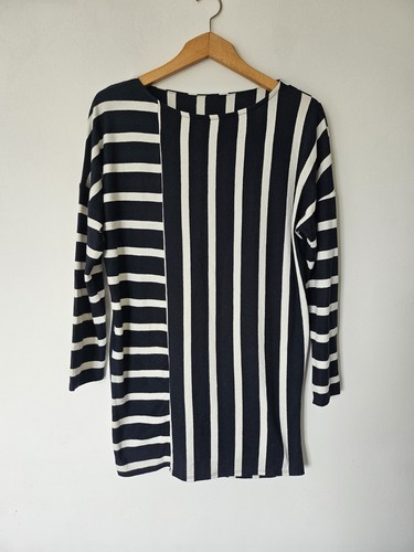 Striped navy white mixed - f&f,