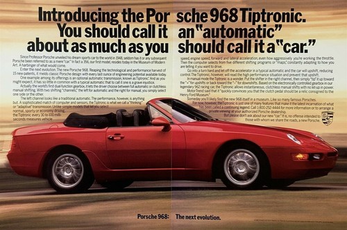 1992 porsche 968 tiptronic - 968, the