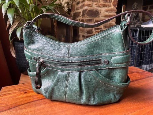 Tignanello green leather hobo - tignanello,