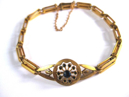 Antique bracelet gold plated - antique,