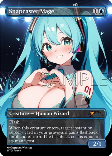 Hatsune miku snapcaster mage - miku,