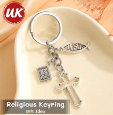 Cross Religious Key Chain