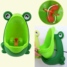 Kids Baby Boys Toilet Frog Potty Urinal Toddler Training Potty Trainer Bathroom