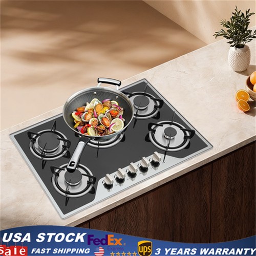 Inch gas cooktop - 30, stainless