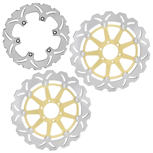 Front rear brake discs - front,
