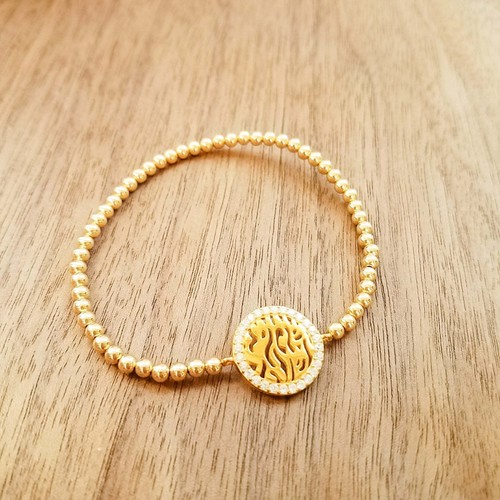 14k gold filled shema israel - filled,